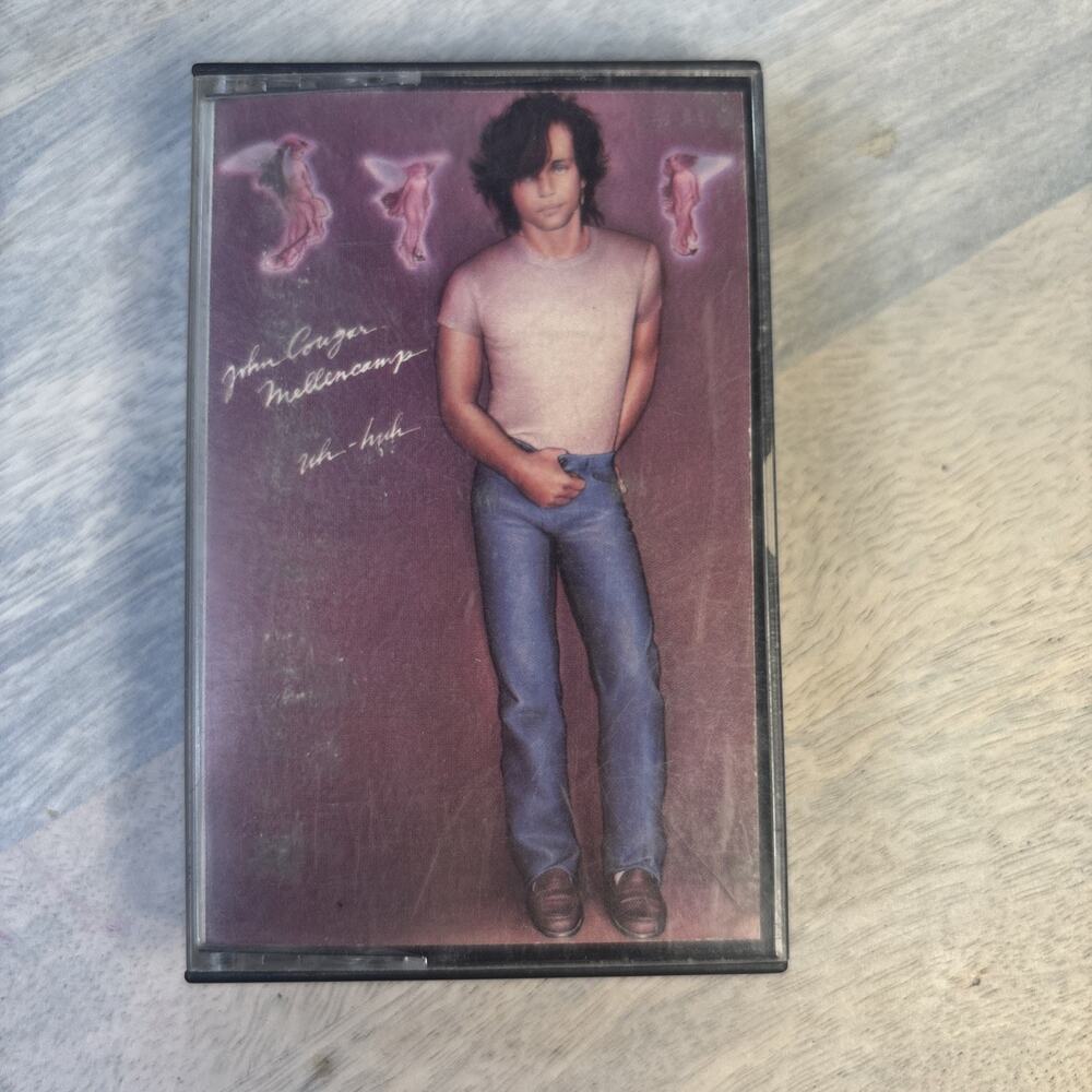 John Cougar Mellencamp Uh-Huh Cassette Tape 1983 Pink Houses Authority Song